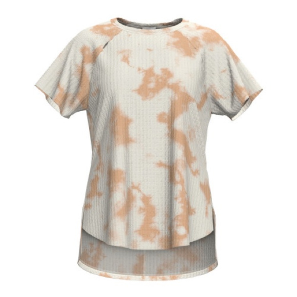 LulaRoe Melanie Short Sleeve Waffle Top - Medium